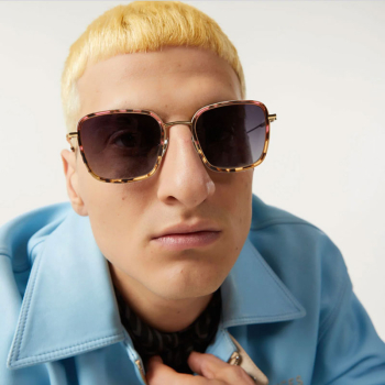 Komono Sonnenbrille Don Havanna, Candy White gold,  getönte Gläser, style